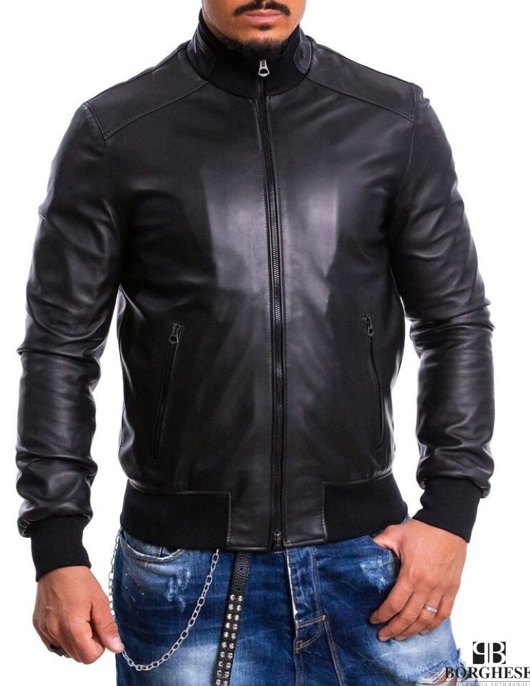 Bomber pelle uomo outlet