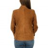 camicia da donna in vera pelle scamosciato cuoio
