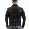 chiodo da uomo vera pelle nero