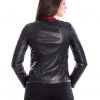 giacca da donna vera pelle nera