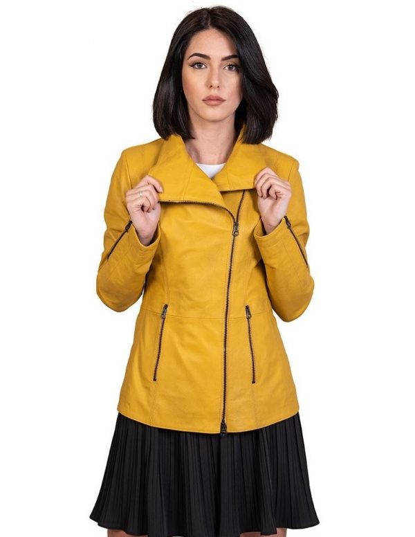 Giacca gialla donna shop