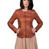giacca donna in vera pelle cuoio