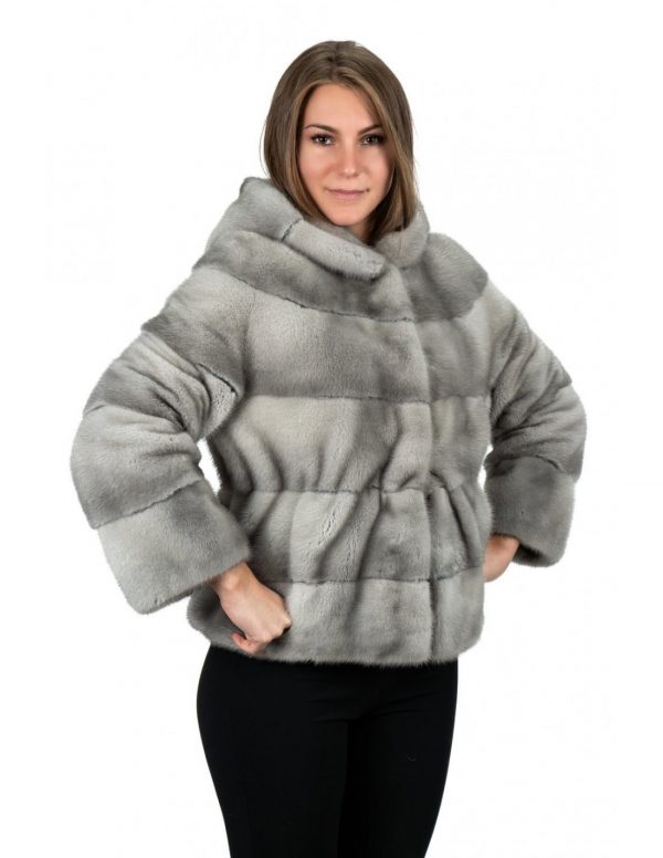 Giacca di pelliccia con cappuccio hot sale
